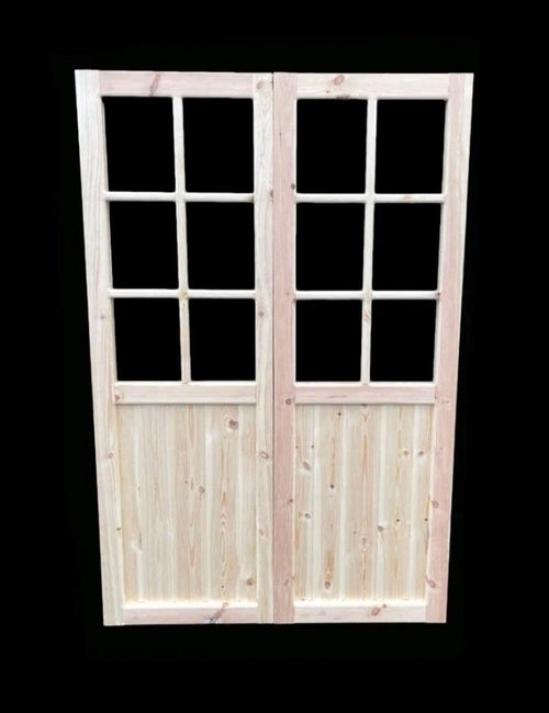 6 Pane Summerhouse Doors | French Doors | Shed Doors