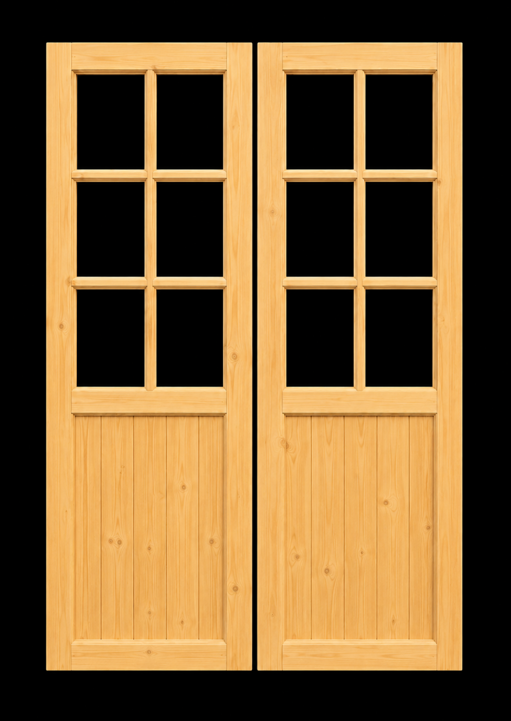 6 Pane Doors
