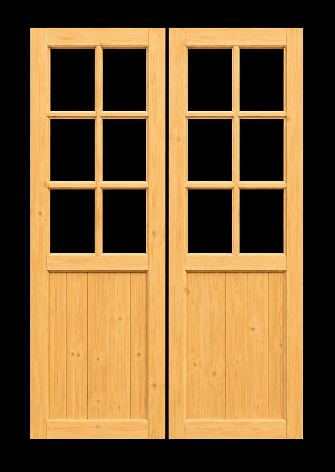 6 Pane Doors