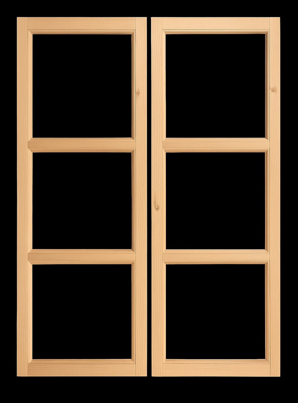 3 Pane Doors