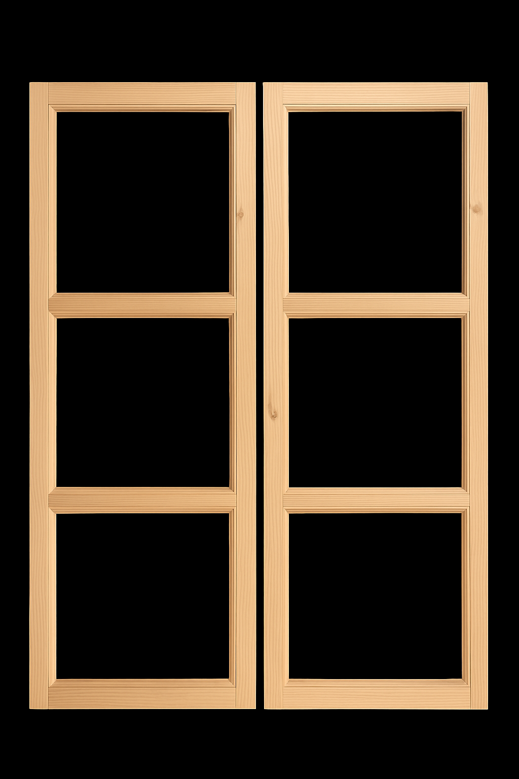3 Pane Doors